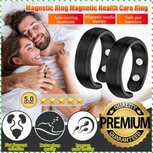 Finger Ring Health Function Healthy Family Harmony Bracelet Stainless Steel Solid Adopt Magnetic Therapy