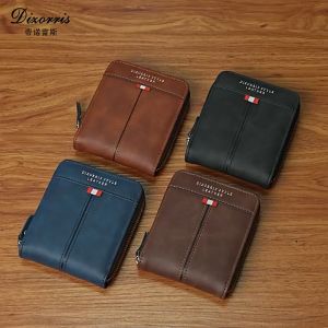 🔥ส่งไวจากไทย🔥กระเป๋าสตางค์หนัง ใบสั้น มีซิป ใส่เหรียญได้หลายใบ สไตล์ใหม่ สําหรับผู้ชาย กระเป๋าสตางค์ wallet