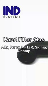 Karet Joint Box Filter Udara-Hawa Karburator-Karbu Atas Yamaha Force 1/F1ZR-F1 ZR/Alfa/Sigma/Champ