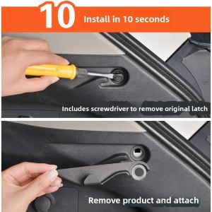 Toyota RAV4 Tailgate Hook Modification Suitable for 20-25 Toyota Honor Field Accessories Rear Trunk Hanging Bracket Modification