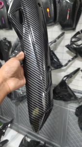 Black Carbon Cover Knalpot Motor Yamaha Nmax