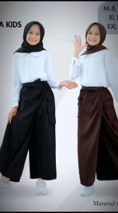 ALIYA ONLINE Rocella Rok Celana Fuji Rok Celana Anak Muslimah Bahan America Drill Adem Nyaman Rok Olahraga Jogging Running Senam Yoga Bisa COD Gratis Ongkir