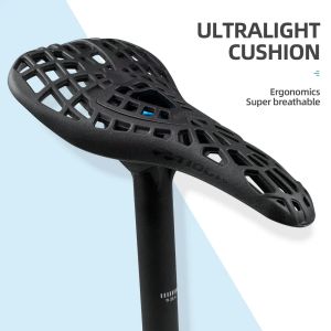 BMX Racing Bike SaddleSpider MTB Dirt Jump SeatShock Absorber Breathable Bicycle Seat Cushion With 25.4/27.2/30.9mm Seat Tube
