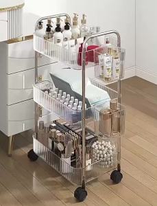 Upgrade Acrylic Clear Portable Storage Rack
