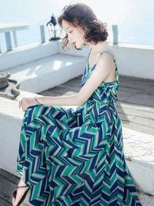 Beach Dress Womens Strapless Chiffon Gown Small Size Fairy Tale Beach Vacation Travel Photography Matching Beach Dress Summer