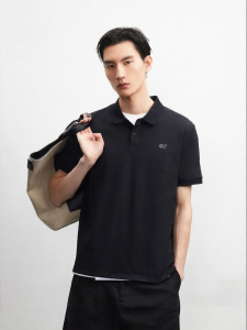 Jack Jones | Silk Comfortable Stylish Embroidery Slim-fit Short-sleeved Polo Shirt