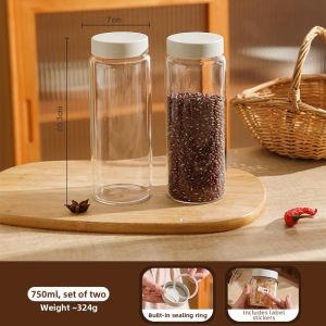 SHELI | Food-Grade High-Borosilicate Glass Storage Jar