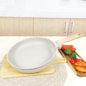 Chảo Chống Dính Họa Tiết Đá 28cm Chất Liệu Gốm Dùng Được Cho Bếp Gas Và Bếp Từ Thích Hợp Làm Chảo Rán Chảo Nướng Thịt Chảo Làm Bánh Kếp Tại Nhà