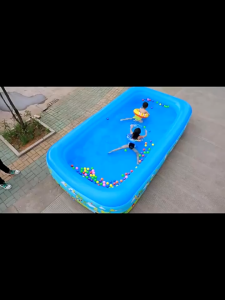 Kolam Renang Anak Jumbo Petak Karet Bahan Tebal Inflatable Swimming Pool For Kids Bak Mandi Anak Outdoor Indoor Anti Bocor Tahan