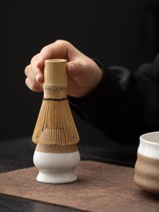 Ceramic Tea Whisk Lid Matcha Tea Whisking Tool Tea Ceremony Accessories Chinese Style Universal Use Tea Brush Holder