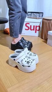 BL-8899-7 Sandal Baim EVA Rubber Import Sandal Fuji Tinggi 9CM Jibbitz Miumiu Fashion Wanita Terbaru