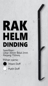 Rak Helm Tempel Dinding Bogo by Topcar