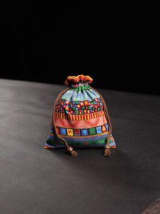 Cotton and Linen Jewelry Bag Double Layer Flannel Bag Crafts Bracelet Bag Small Cloth Bag Silk Pouch Drawstring Drawstring Pocket Jewelry Storage