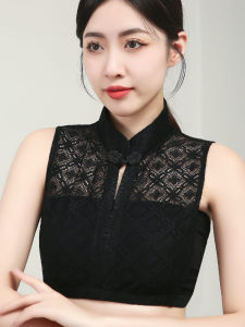 Womens Lace Stand Collar Fake Collar Inner Wear Chinese Style Cheongsam Versatile Spring Autumn Winter New High End Match Skirts