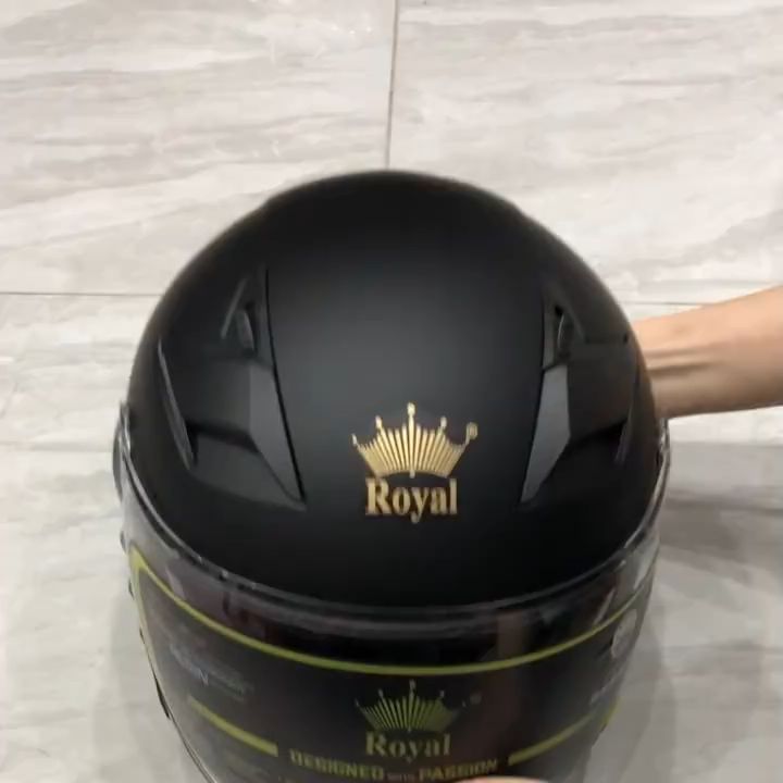 MŨ BẢO HIỂM TRÙM ĐẦU 2 KÍNH LÓT THÁO RỜI CHÍNH HÃNG ROYAL M268 | Lazada.vn