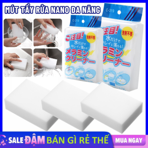 Miếng Bọt Biển Cọ Rửa Đa Năng - Mút Xốp Melamine Ma Thuật Tẩy Rửa Làm Sạch Nhà Bếp Vệ Sinh Nhà Cửa - Mút Nano Ma Thuật Tẩy Rửa Làm Sạch Nhà Bếp