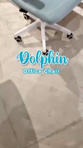 Ready Stock Light Blue Ergonomic Office Chair Home Office Mesh Chair & Lumbar Support & adjustment Armrest & Seat Height