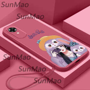 For OPPO A17K Phone Case Cartoon Design Silicone Soft Shell TPU Case Shockproof Casing Camera Protective Case