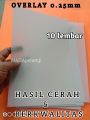 overlay pvc id card / kertas overlay / overlay id card tebal. 