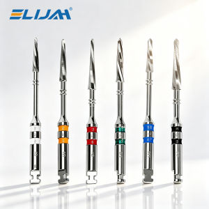 ELIJAH Dental Stainless Steel Reamers Drills Engine Use U Drill Root Canal Fiber Preparation Drills Dentist Clinic Lab Material
