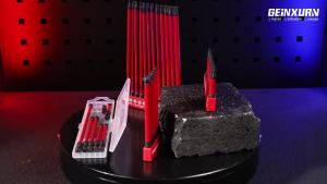 GEINXURN 12 CÁI TT7-TT40 Bit Set 150mm Tua Vít Từ Tính Để Khoan Và Cắt Gỗ Tua Vít Thép Đế Đỏ