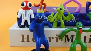 Mainan RAINBOW FRIENDS set Figure Miniatur Topper Kue Pajangan Game Monster