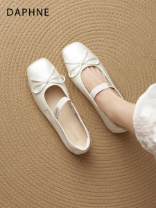 Daphne | Giày Mary Jane Đầu Vuông Có Nơ
