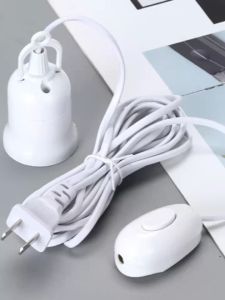 ชุดขั้วหลอดไฟ 3/5/10 ที่มีขั้วสายไฟ ซึ่งมีขั้วต่อหลอดไฟ และสายต่อหลอดไฟ รวมถึงขั้วต่อไฟ สายไฟพร้อมขั้ว E27 ที่มีสวิตซ์เปิด-ปิด สายสีขาว