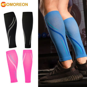 1Pair Sport Calf Compression Sleeves–Calf Cramp and Shin Splint Sleeves–Leg Compression Socks 20-30mmHg for Pain ReliefRunning