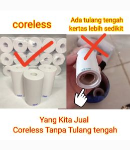kertas Thermal logo BRI 57/58mm 5 roll Termurah