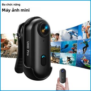 Camera Hành Động 4K Nhỏ Gọn Bỏ Túi Chống Nước Tích Hợp WiFi Dùng Cho Thể Thao Gắn Mũ Bảo Hiểm Xe Đạp & Quay Phim Toàn Thân