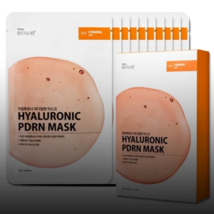 elravie HYALURONIC PDRN MASK 25G. มาร์ก รูปแบบแผ่น สเตมเซลล์ ปลาแซลม่อน ยืดหยุ่นของผิว