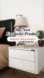 Dante Nakas Minimalis / Bedside Meja Tidur / DARTE NK 50