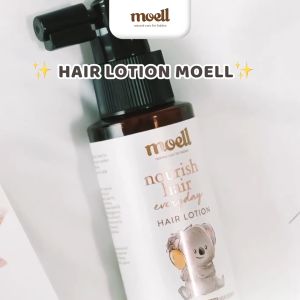 Moell Hair Lotion 100ml Dengan Panax Ginseng Kemiri Biotin - Menumbuhkan & Melebatkan dalam 7 Hari - Fragrance Allergen Free - Perawatan Rambut - Skincare Anak - Skincare Bayi