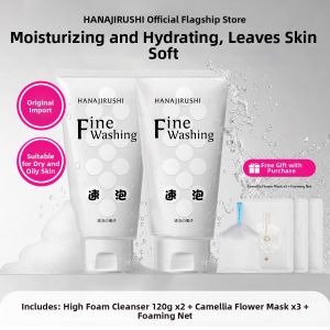 HANAJIRUSHI | Moisturizing and Pore-Cleansing Foaming Cleanser