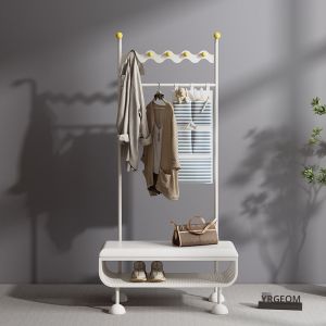 OME | Entrance Shoe Bench Integrated Household Coat Rack