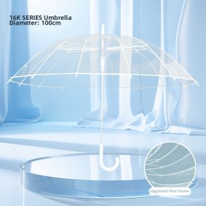 MUZHOUYU | Photography Suitable Durable Transparent Umbrella