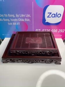 Khay trà nhựa giả gỗ kiểu Nan Tre thương hiệu Minh Hải cao cấp bền đẹp