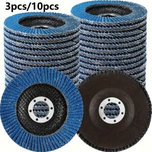 3/10Pcs Flap Discs 4-1/2 inch for grinding wheels 60/80 grain grinding discs for metal rust removal finishing