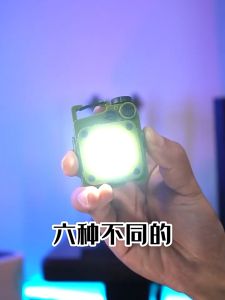 SMILING SHARK TIP-0016 LED COB Super Bright Keychain Hook Portable Rechargeable Type-C Emergency Flashlight Lamp work light