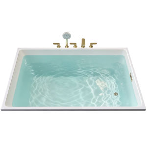 GUOGAN | Double Couple Acrylic Built-in Deep Bathtub
