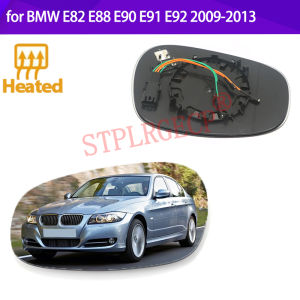 Stplrgecp Passenger Side Driver Side Left or Right Door Side Heated Wing Mirror Glass Lens for BMW E82 E88 E90 E91 E92 2009-2013