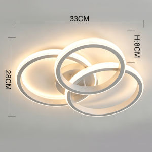 Modern LED Ceiling Light Fixtures for Bedroom Bathroom Kitchen Balcony Corridor Stair Aisle - Close to Ceiling Lighting