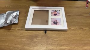 Bingkai Foto Newborn Bayi Dengan Tanah Liat Untuk Cetakan Tangan Dan Kaki Bayi Baru Lahir Souvenir Frame Photo