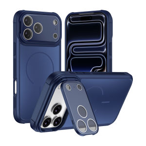 szhaiyu | Magnetic Phone Case for Magsafe IPhone 17 Air 16 15 Plus14 13 12 11 Pro Max Shockproof Lens Bracket Matte Acrylic Back Cover