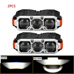 LED Projector Work Light Bar 400W 6000K Spot Beam Grille Mount Auxiliary Driving Lamp for Motorcycle Truck Off‑Road Vehicle SUV