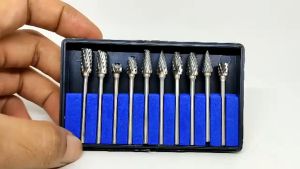 10PCS MATA BOR TUNNER CUNER ALAT PORTING KIT berlian kikir putar duri karbida bor alat UneedTools