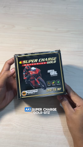 Aki Gel SUPERCHARGE GOLD GTZ7S Made in Indonesia Vario 125/150 PCX NMAX LEXY Satria Fu 150 Scoopy ISS CBS CBR 150 SUPRA GTR 150 Beat ISS KLX 150 - Baterai Motor Tahan Lama Bebas Perawatan Bergaransi