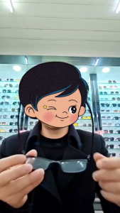 แว่นสายตายาว อ่านหนังสือ（เนื้อ ยืดหยุ่นได้ บิดงอได้ น้ำหนักเบา）ทรงสี่เหลี่ยม+TR3008