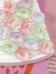 กระดุมเรซินลายหมีน่ารักสำหรับเด็ก เสื้อคาร์ดิแกนเปิด เสื้อสเวตเตอร์ กระดุมตกแต่งเสื้อผ้าเด็ก กระดุมลายการ์ตูน กระดุมเรซิน